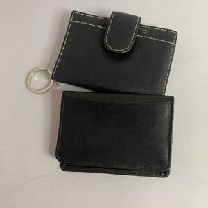#7955 WILSON AND BUXTON Black Leather Wallets